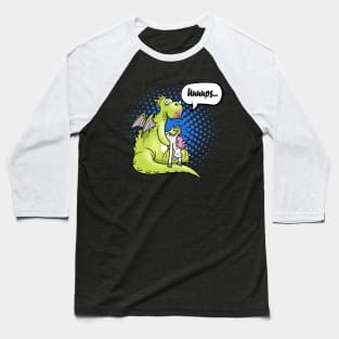 Funny Dragon Unicorn Fairy Tale Baseball T-Shirt